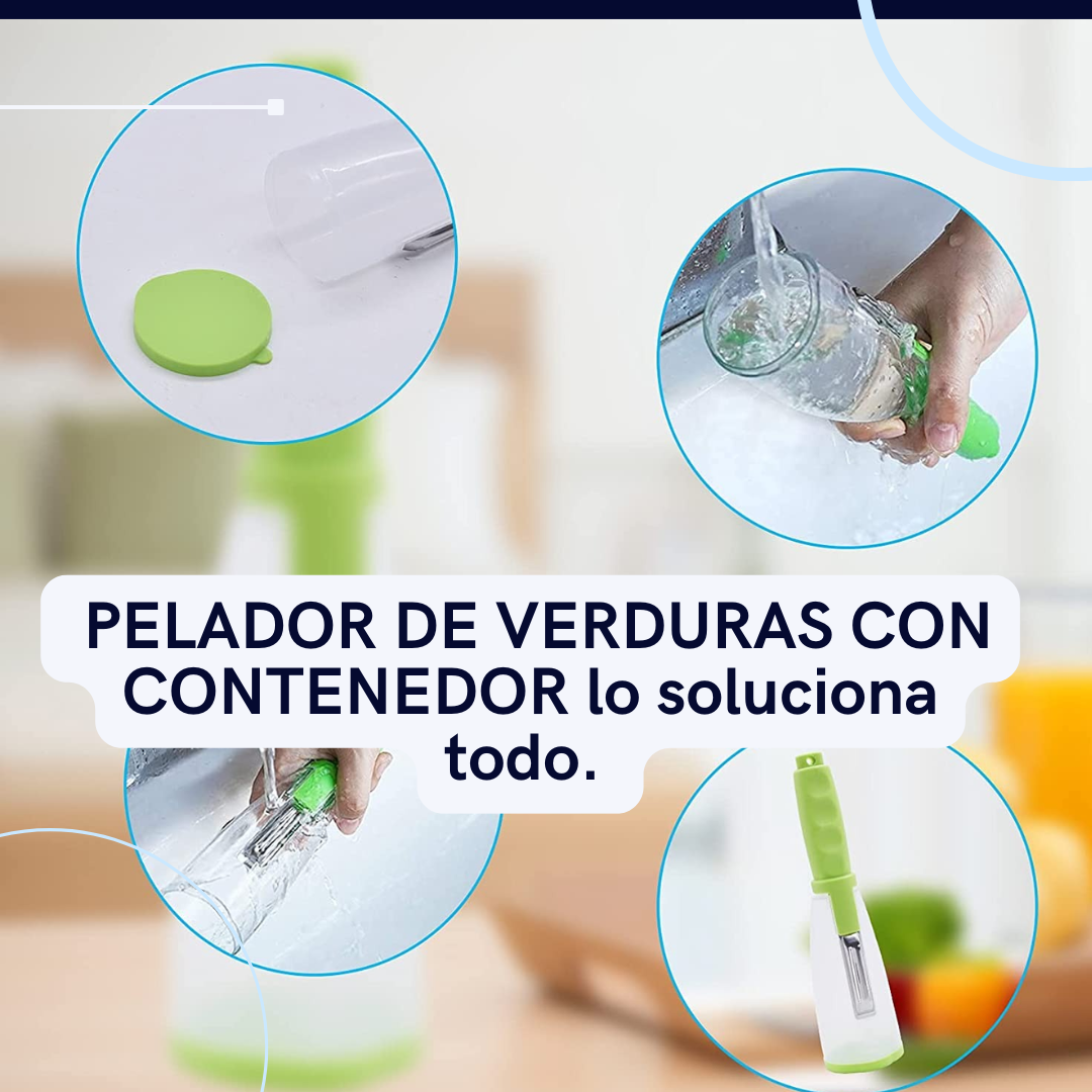 NUEVO PELADOR DE VERDURAS CON CONTENEDOR