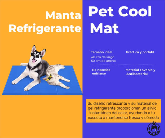 MANTA REFRIGERANTE PARA MASCOTA 50X40CM PET COOL MAT