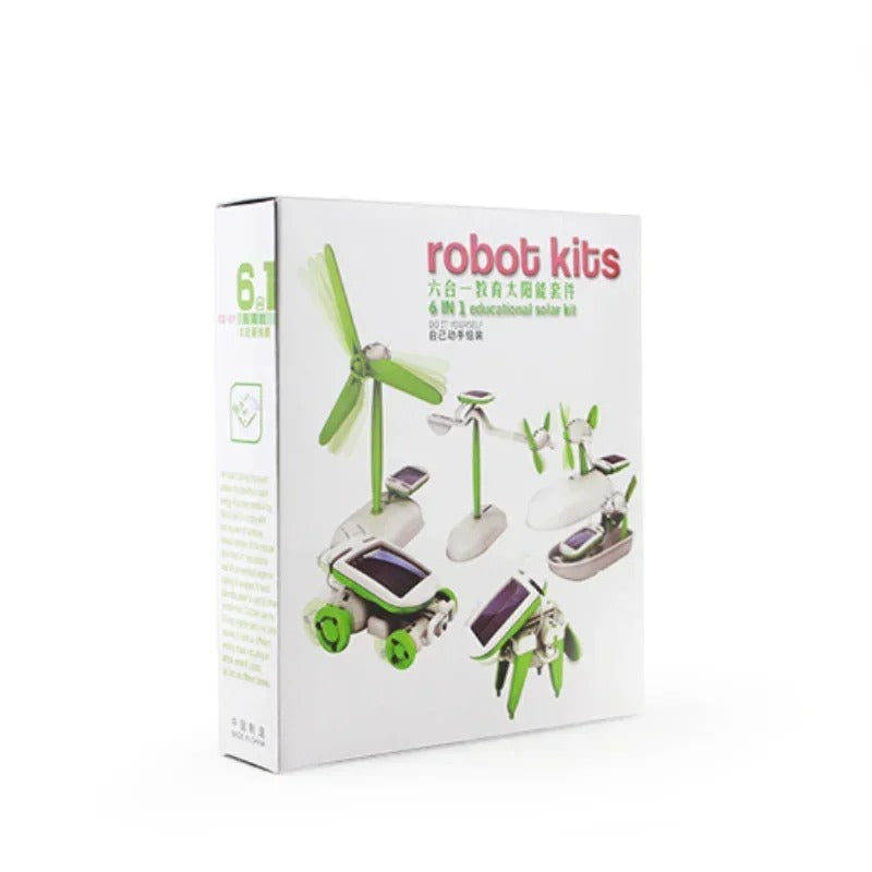 Robot Solar Juguete Educativo Kit 6 en 1